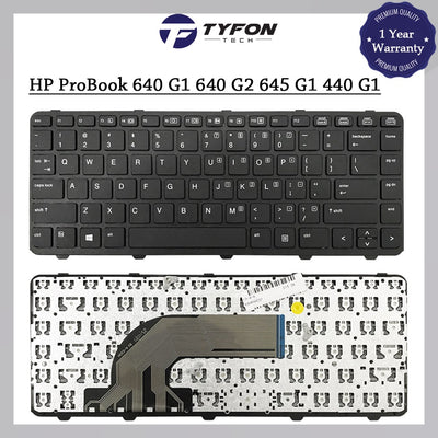HP ProBook 440 G0 / G1 / G2, 445 G1 / G2, 430 G2 Non-Backlit Keyboard Replacement – Black | US Layout