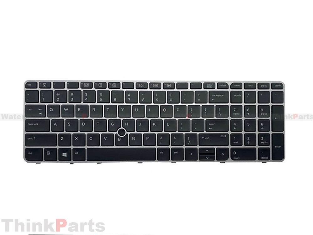 HP EliteBook 850 G3 / G4 backlit replacement keyboard with pointer, US layout