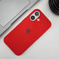 Silicone Case for iPhone 16 Plus - Red