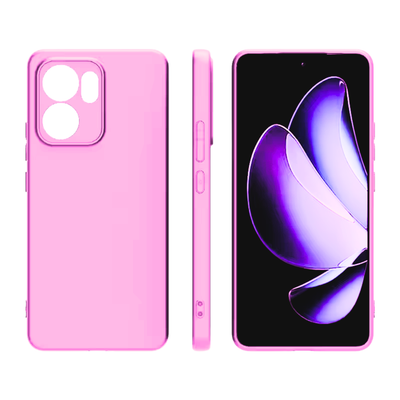 Silicone Case for OPPO Reno 14 F - Pink