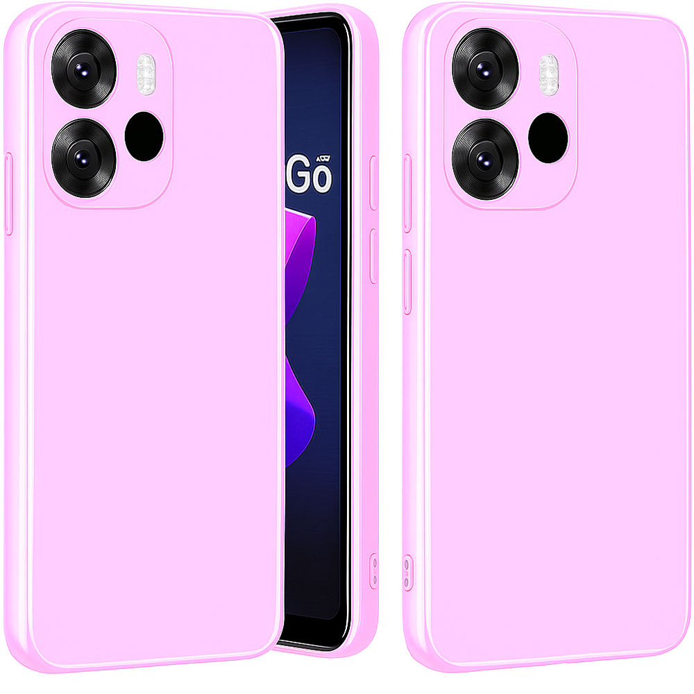 Silicone Case for TECNO Pop 7 - Pink