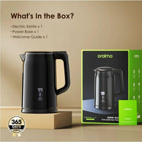 Oraimo SmartKettle Byte OH-K500 electric kettle, black, white background