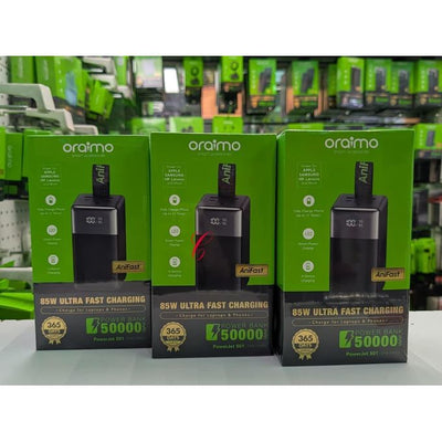 oraimo PowerJet 501 50000mAh 85W Fast Charging Power Bank (OPB-750SQ)