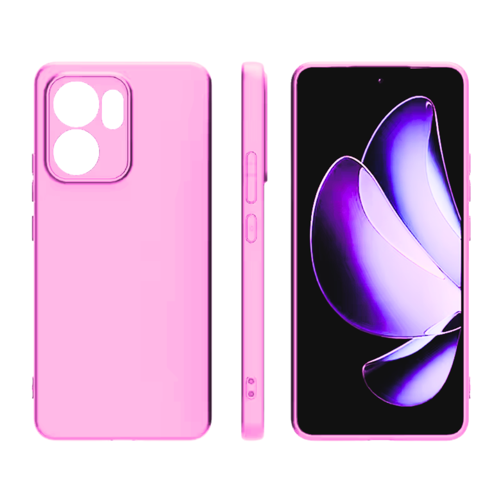 Silicone Case for OPPO Reno 13 F - Pink