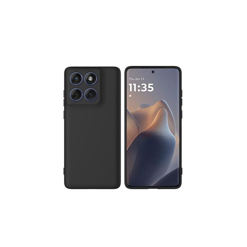 Motorola G Stylus 2025 Soft Silicone Case – Black – product image