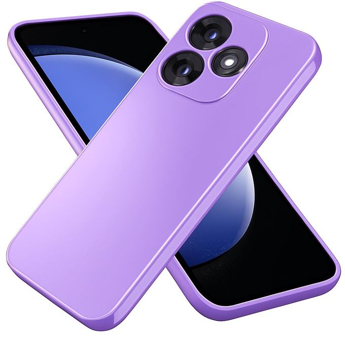 Silicone Case for Tecno Pop 10C - Purple