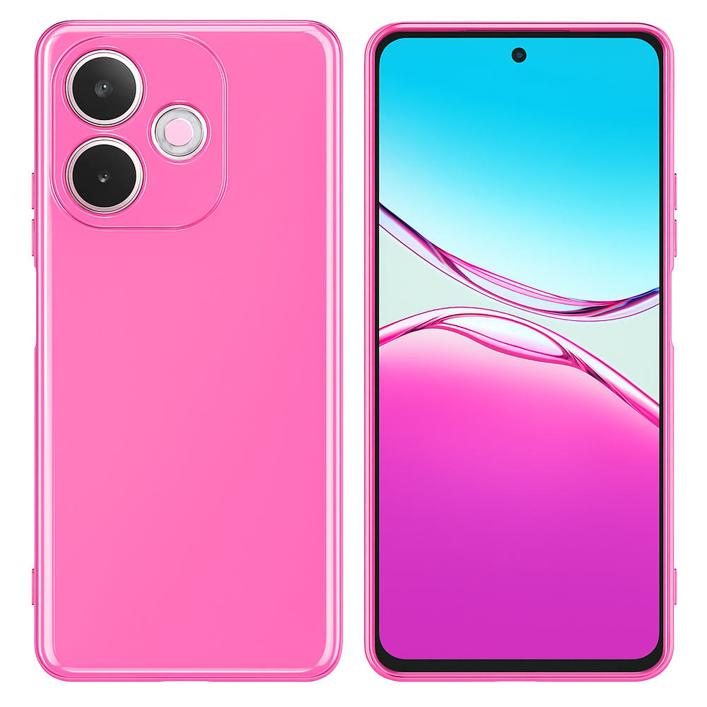 Silicone Case for OPPO A5 Pro - Pink