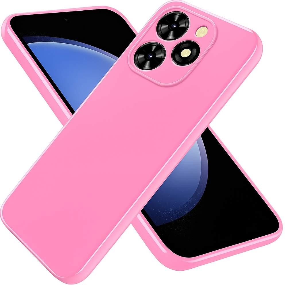 Silicone Case for TECNO Spark 20 Pro - Pink