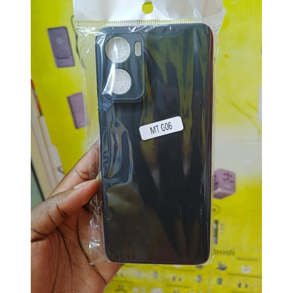 Motorola G06 Soft Silicone Case – Black – product image