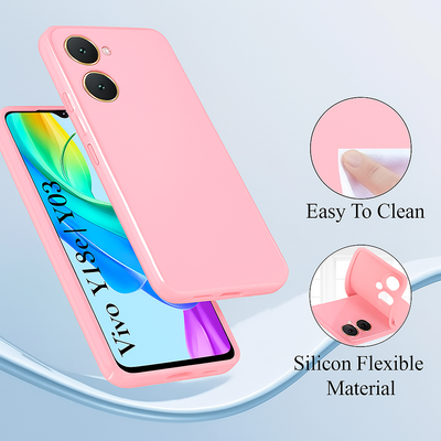Silicone Case for vivo Y03 - Pink
