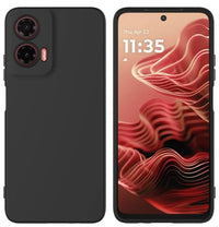 Silicone Case for Motorola Moto G35 5G - Black