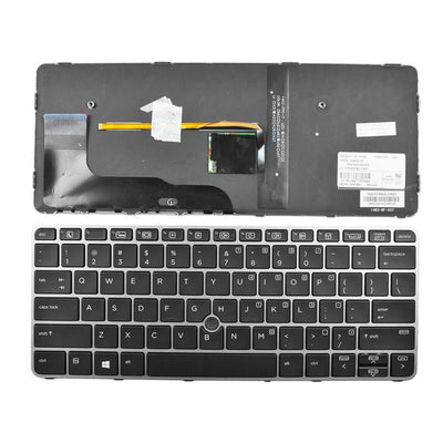HP EliteBook 820 G3 / G4 Backlit Keyboard Replacement – Black with Pointer | US Layout