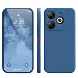 Silicone Case for Infinix Hot 40i - Burgundy