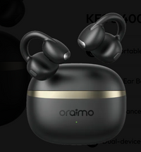 Oraimo OpenSnap OPN-373 open-ear clip-on wireless earbuds with charging case