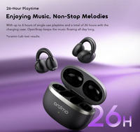 Oraimo OpenSnap OPN-373 clip-on earbud worn on ear