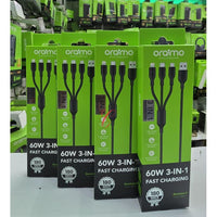 Oraimo Cable 3-in-1 (118MCL) - coiled cable view