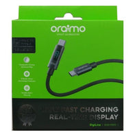 Oraimo RobustLine 100W cable USB-C connector detail