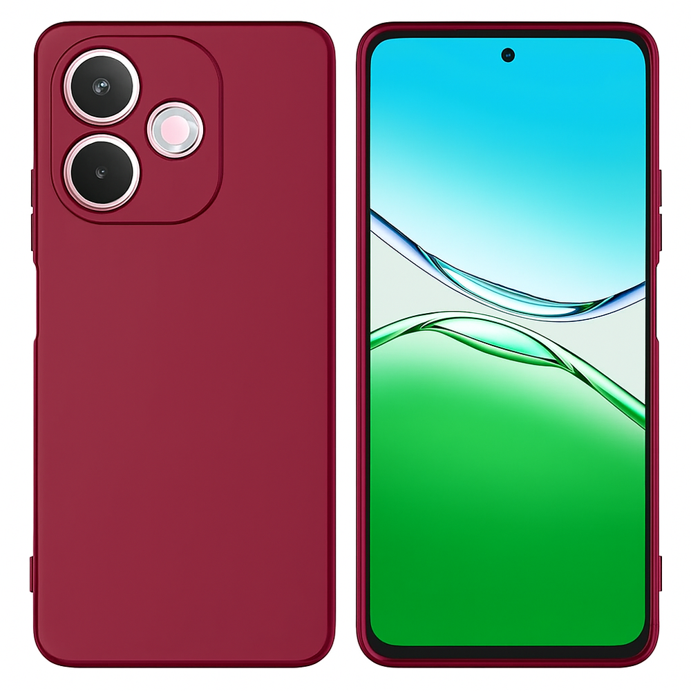 Silicone Case for OPPO A5 Pro - Red