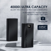 Oraimo Powerbank 40,000mAh OPB-7401Q - ports and connectors detail