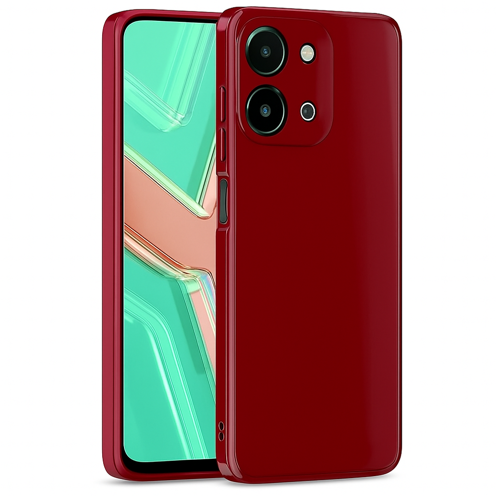 Silicone Case for vivo Y28 - Red