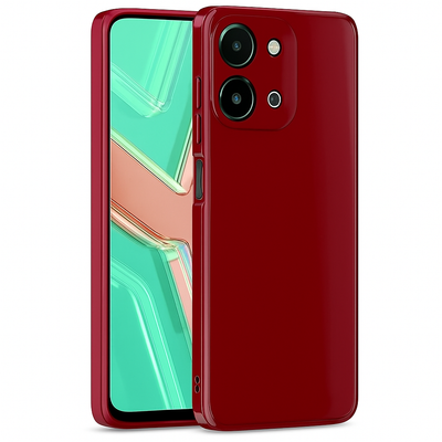 Silicone Case for vivo Y28 - Red