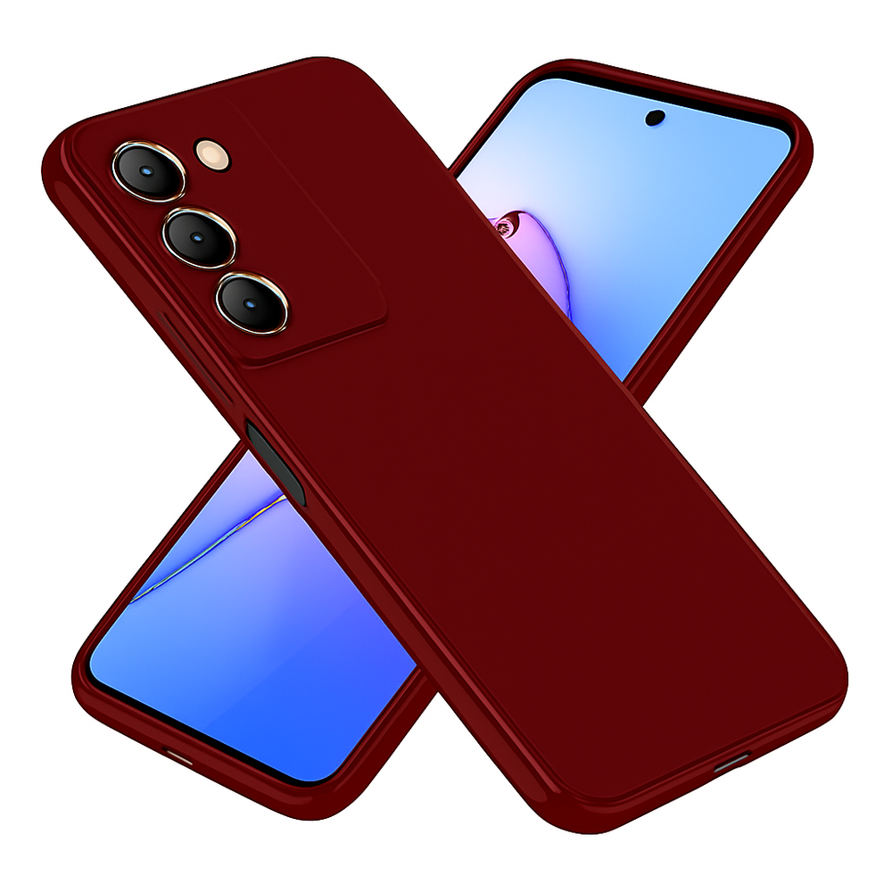 Silicone Case for vivo V30 Lite - Red