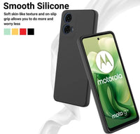 Silicone Case for Motorola Moto G24 - Black