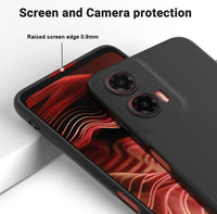 Silicone Case for Motorola Moto G35 5G - Black