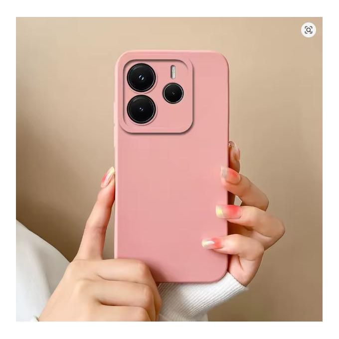 Silicone Case for Xiaomi Redmi Note 14 5G - Pink