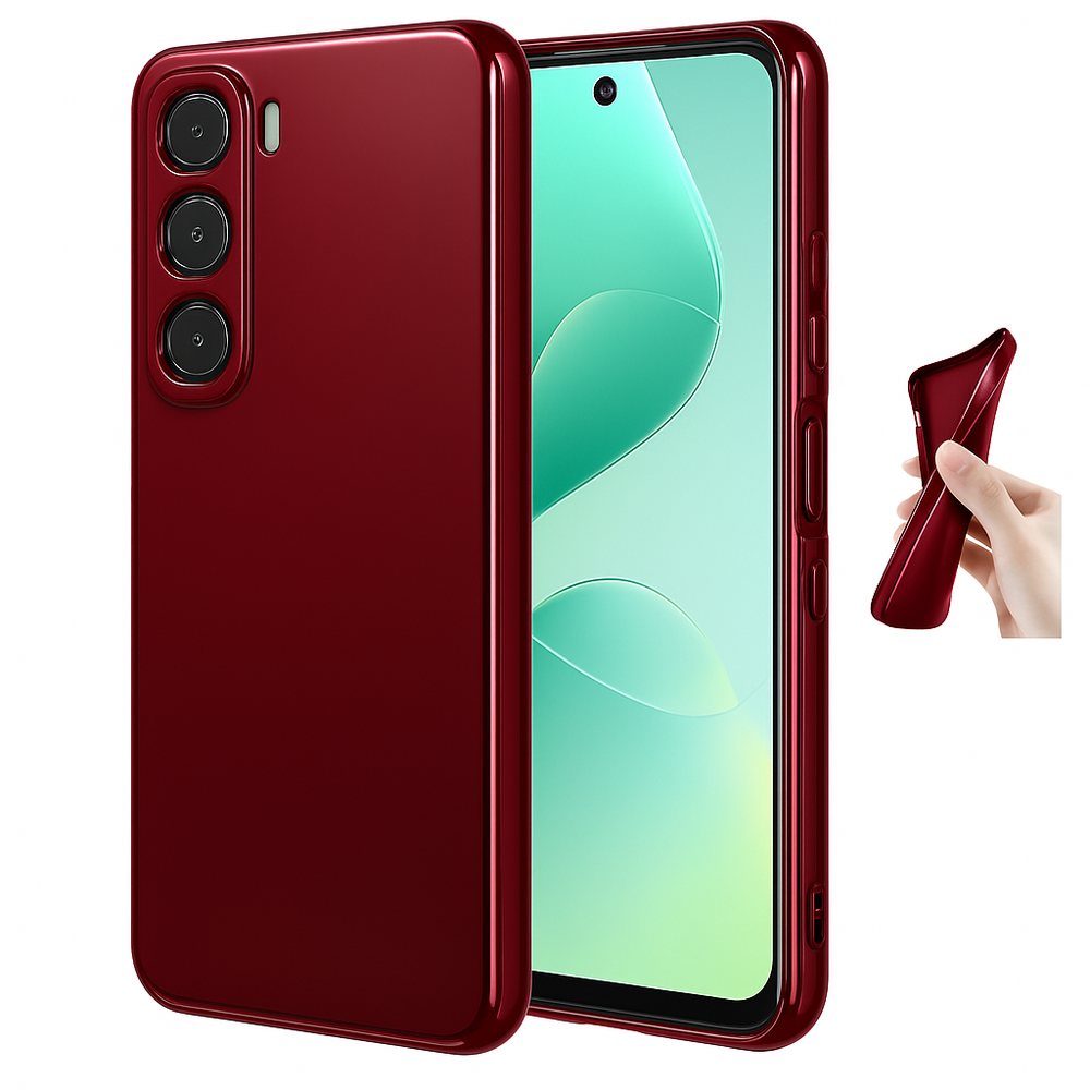 Silicone Case for Infinix Hot 60i - Red