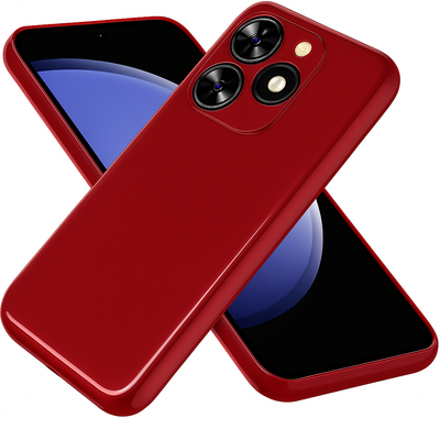Silicone Case for TECNO Spark 20 Pro - Red