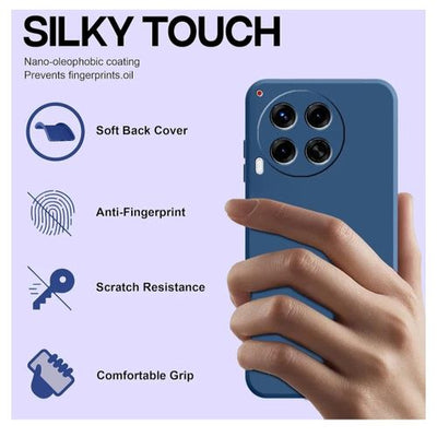 Silicone Case for Infinix Hot 8 - Blue