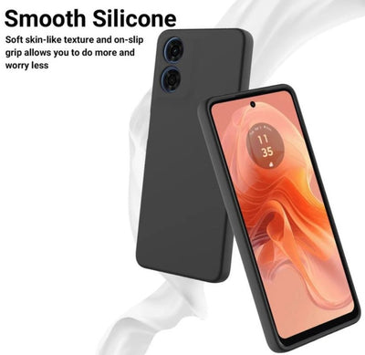 Silicone Case for Motorola Moto E14 - Black