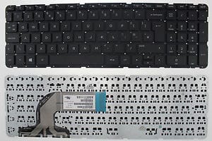 HP 250 G3 / 255 G3 / Pavilion 15 Non-Backlit Keyboard Replacement – Black with Frame | US Layout