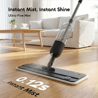 Oraimo MistGlide Spray Mop - water tank and handle detail