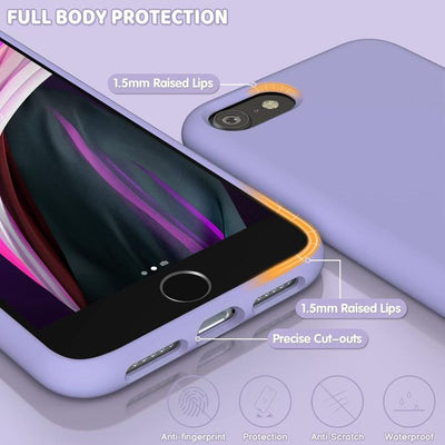 Silicone Case for Apple iPhone 7 - Purple