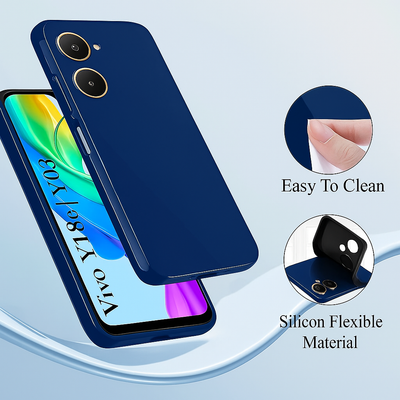 Silicone Case for vivo Y03 - Blue