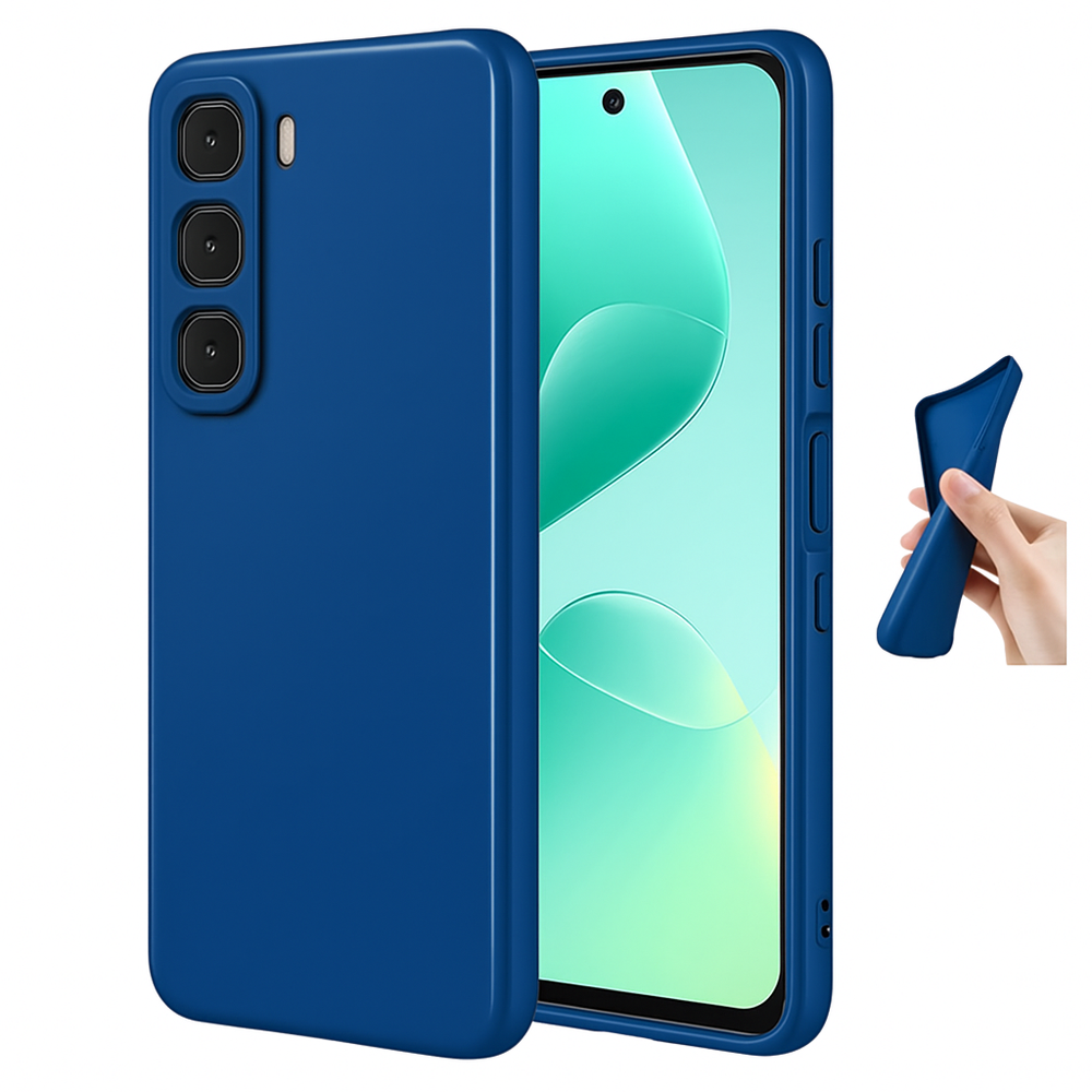 Silicone Case for Infinix Hot 60i - Blue