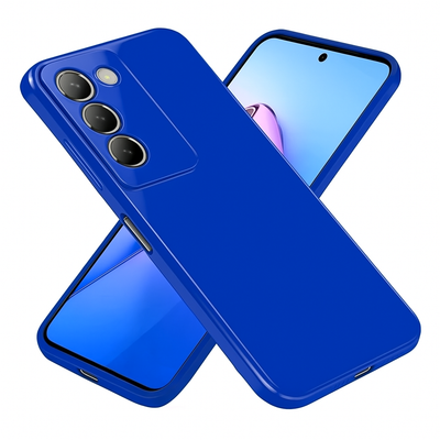 Silicone Case for vivo V30 Lite - Blue