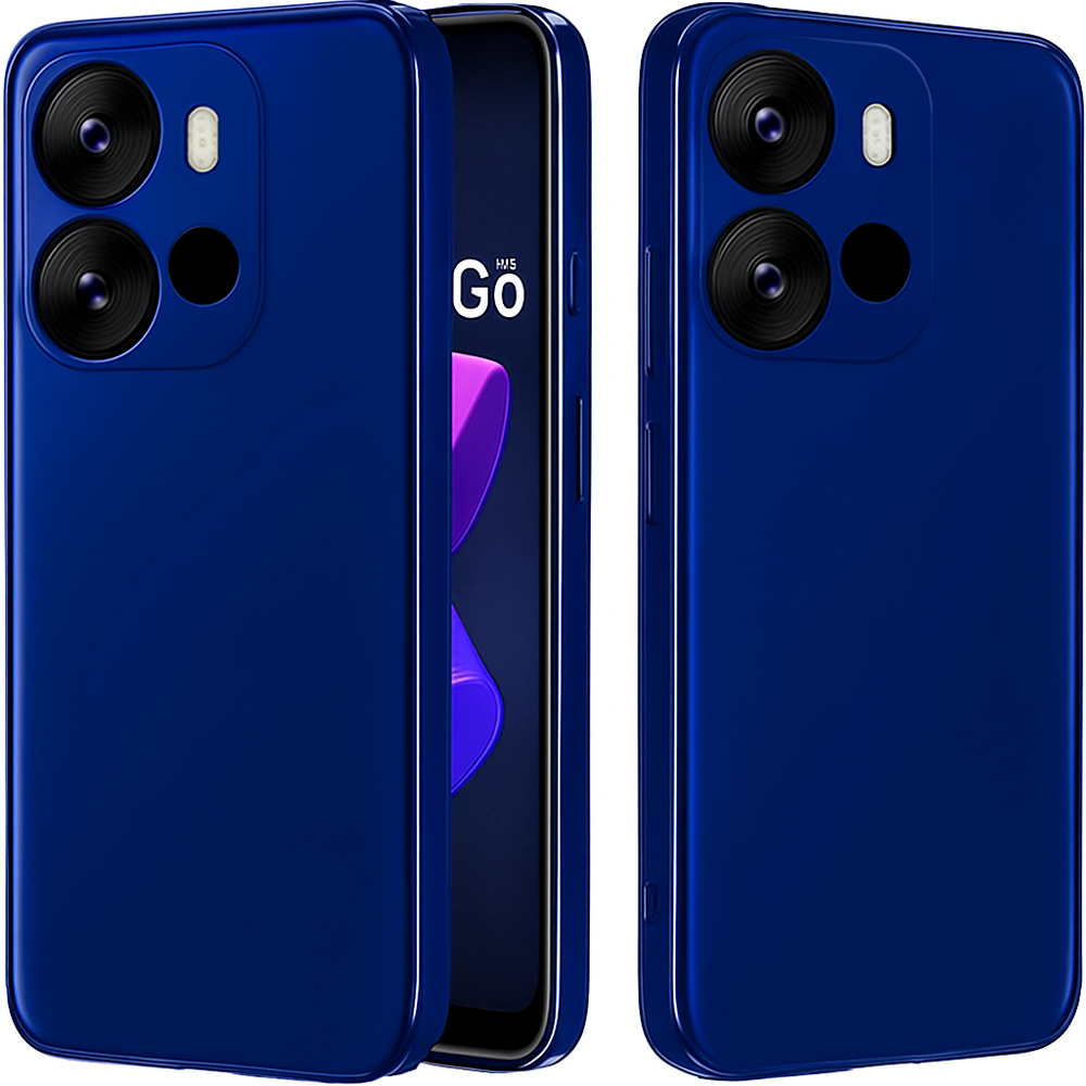 Silicone Case for TECNO Pop 7 - Blue