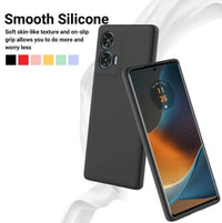 Silicone Case for Motorola Edge 50 Fusion - Black