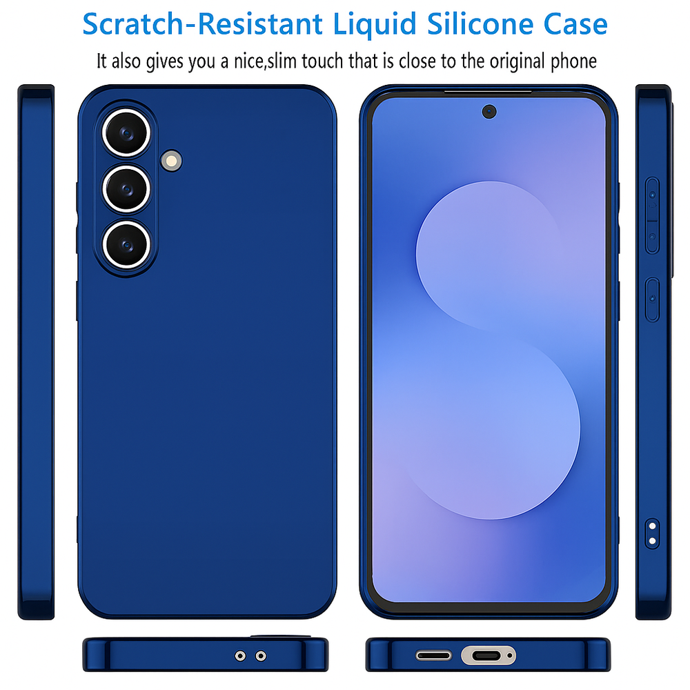 Silicone Case for Samsung Galaxy S25 FE FE - Blue