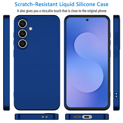 Silicone Case for Samsung Galaxy S25 FE FE - Blue