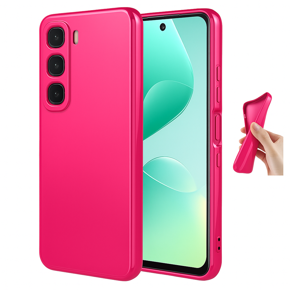 Silicone Case for Infinix Hot 60 Pro - Pink
