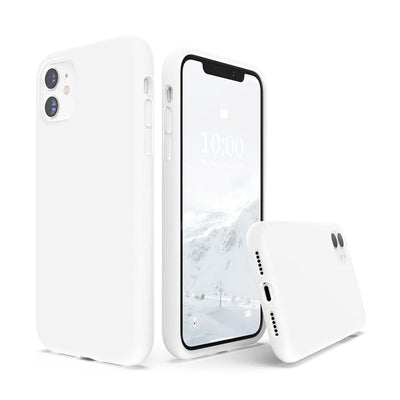 Silicone Case for Apple iPhone 12 - White