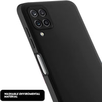 Silicone Case for Samsung Galaxy A12 - Black