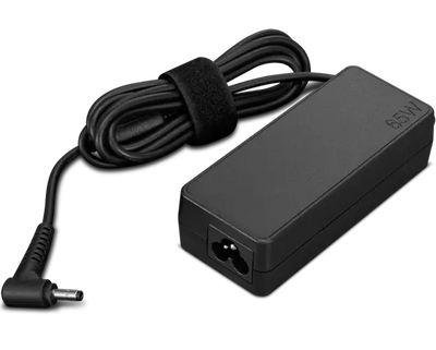 Lenovo Small Pin Laptop Charger 65W – Black (4.0mm Round, IdeaPad / Yoga / Flex / V-Series)