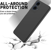 Silicone Case for Motorola Moto G04 (4G) - Black
