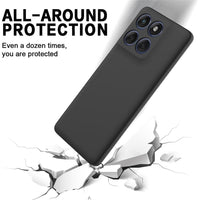 Motorola G Stylus 2025 Soft Silicone Case – Black – detail view