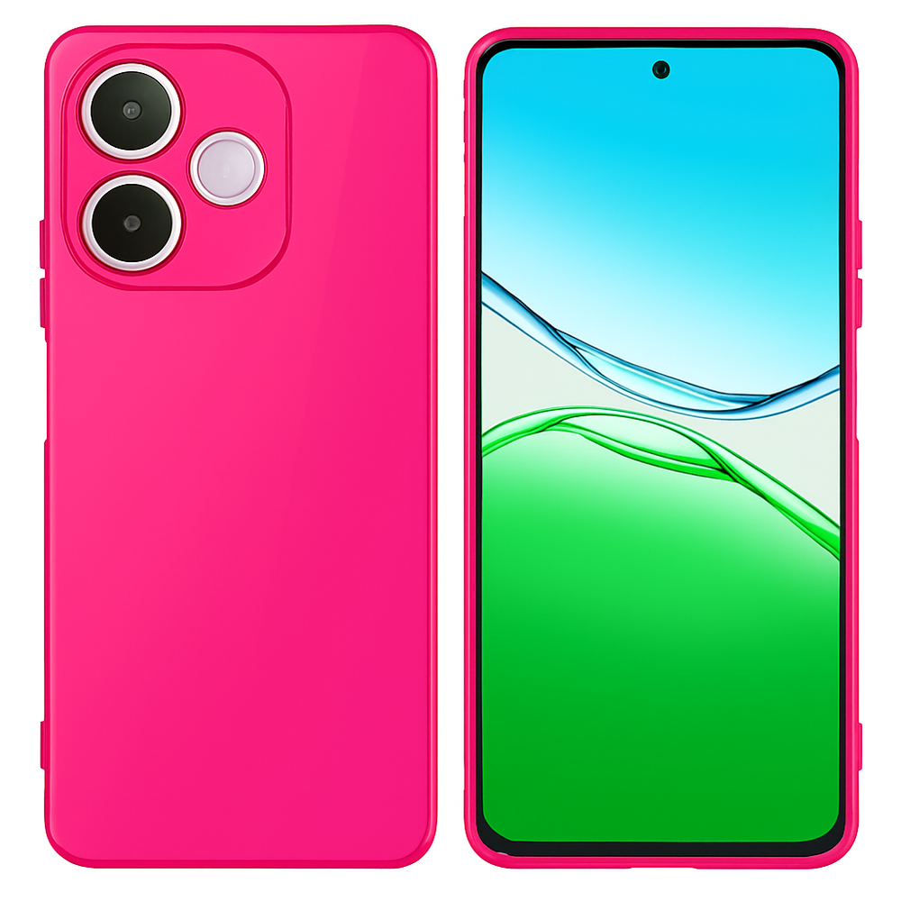 Silicone Case for OPPO A5 Pro - Pink
